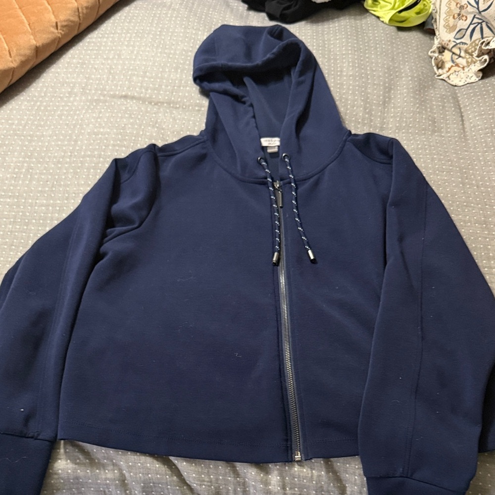 Cable & Gauge Navy Blue Hoodie